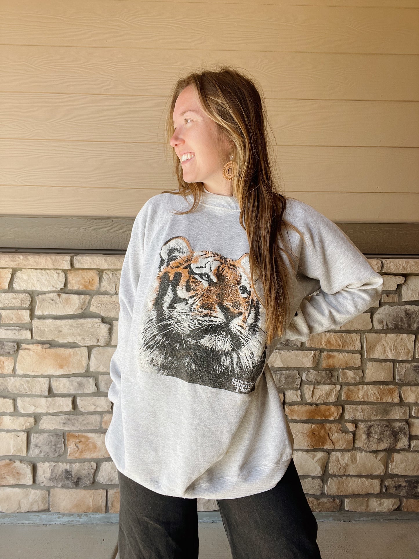 Vintage Tiger Crewneck (XL)