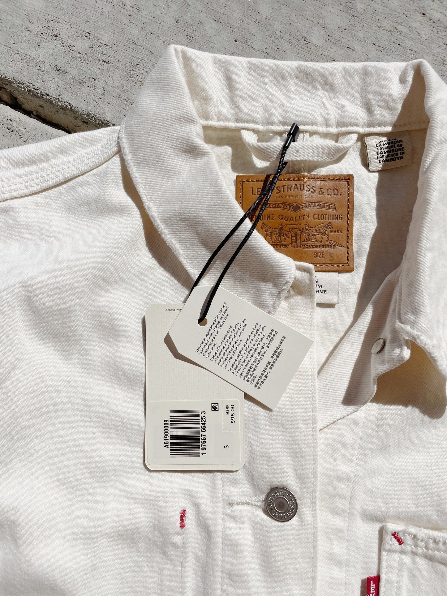 Levi's Denim Chore Coat - NEW (S/M)
