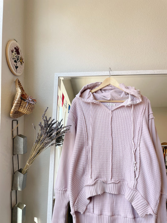 Free People Lavender Hoodie (L)