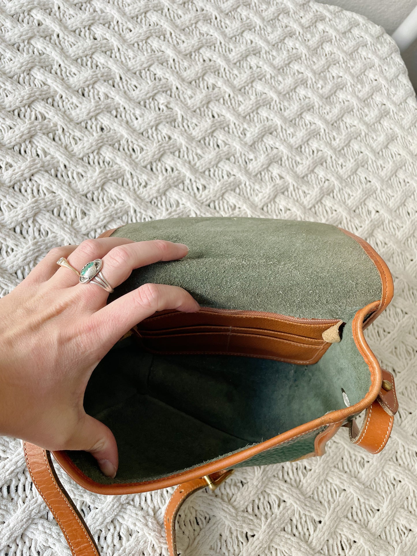 Vintage Dooney & Bourke Green Purse