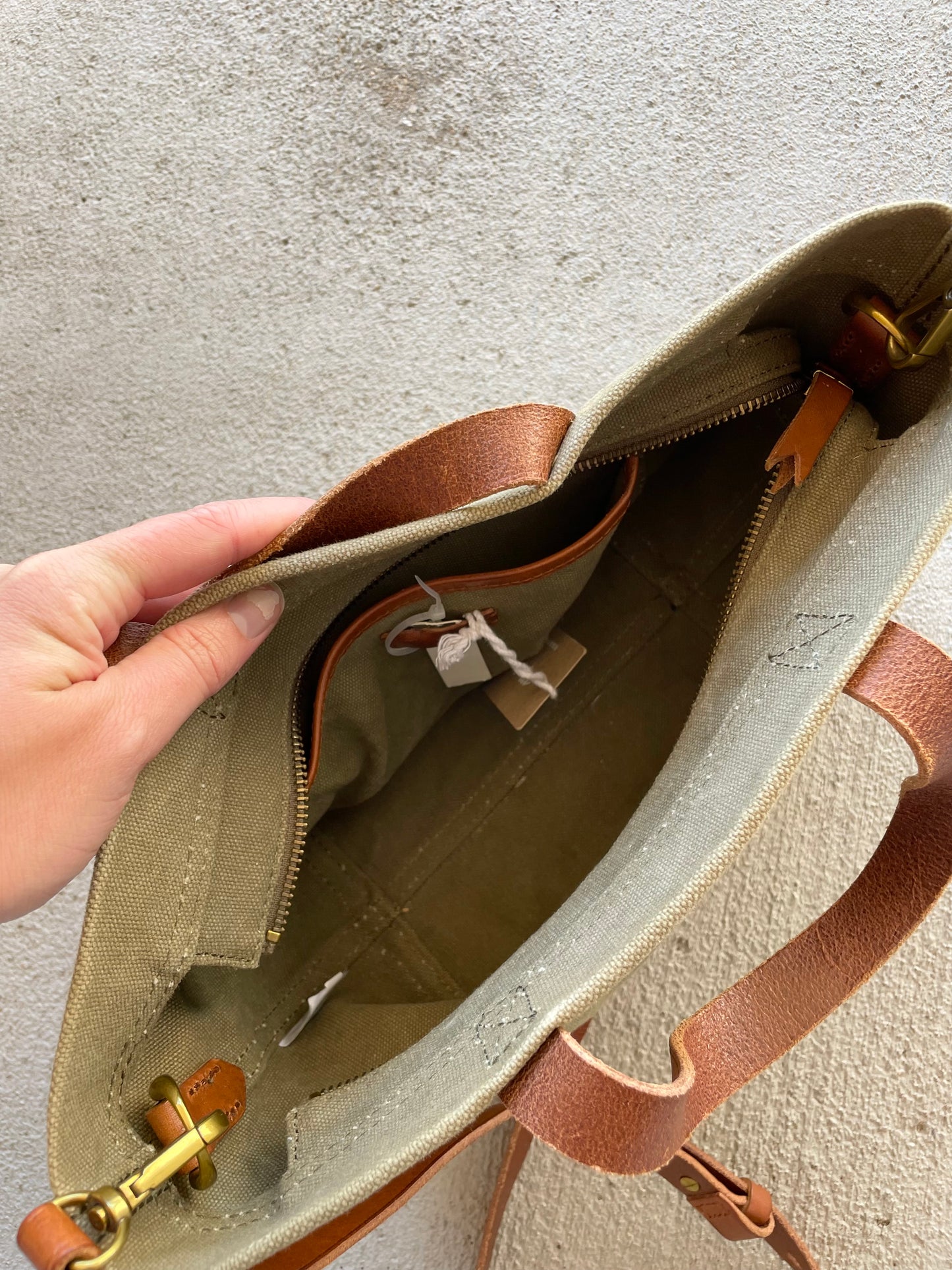 Madewell Canvas Crossbody Tote - NEW!