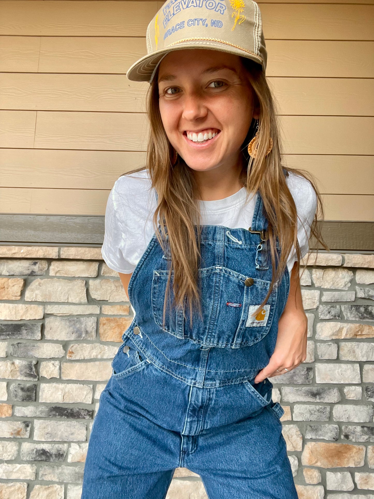 Carhartt Denim Overalls (M)