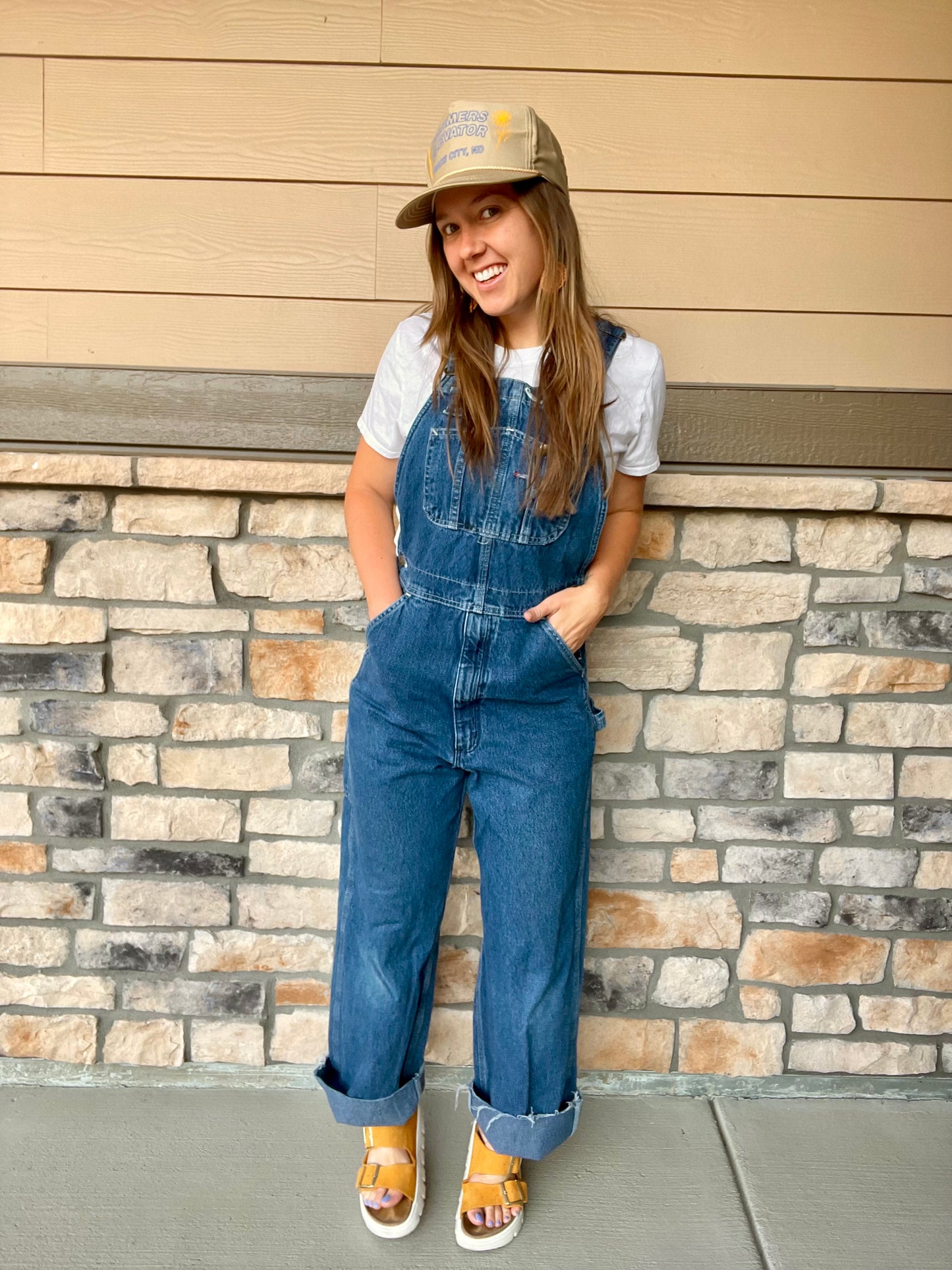 Carhartt Denim Overalls (M)