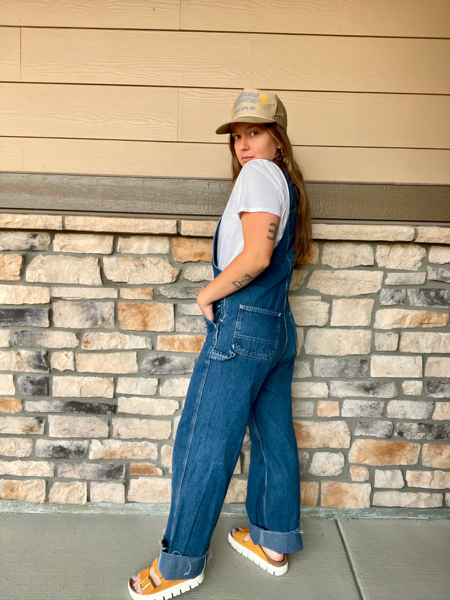 Carhartt Denim Overalls (M)