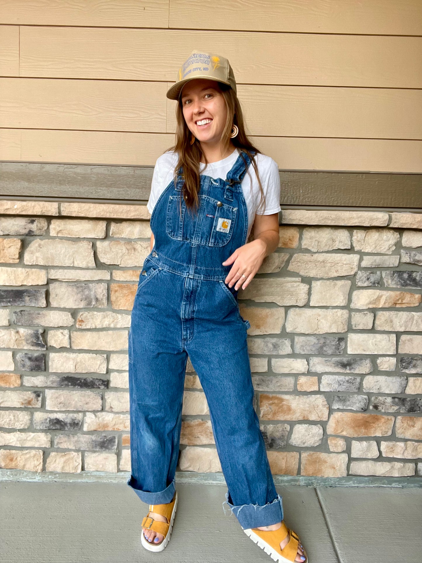 Carhartt Denim Overalls (M)