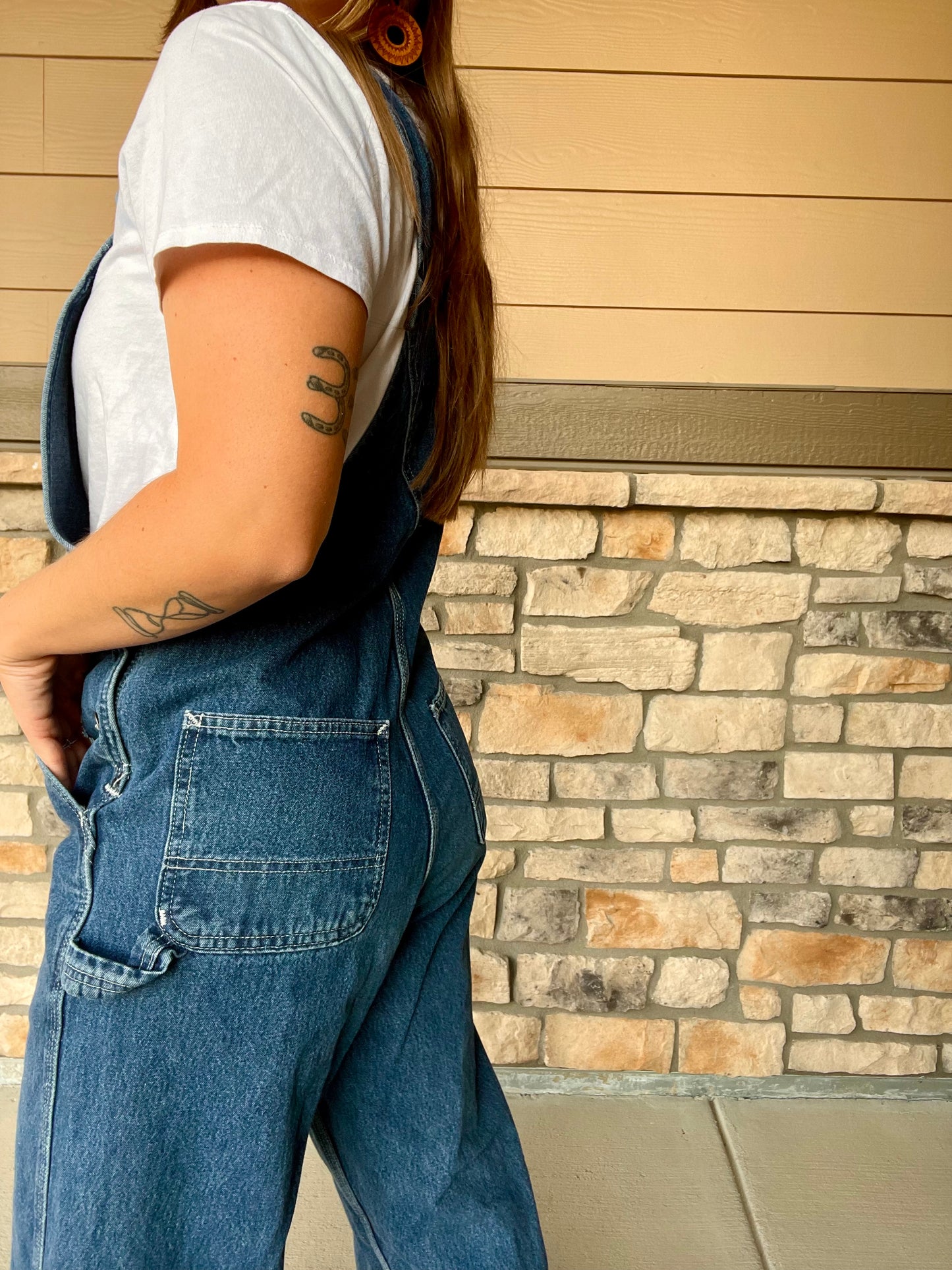 Carhartt Denim Overalls (M)