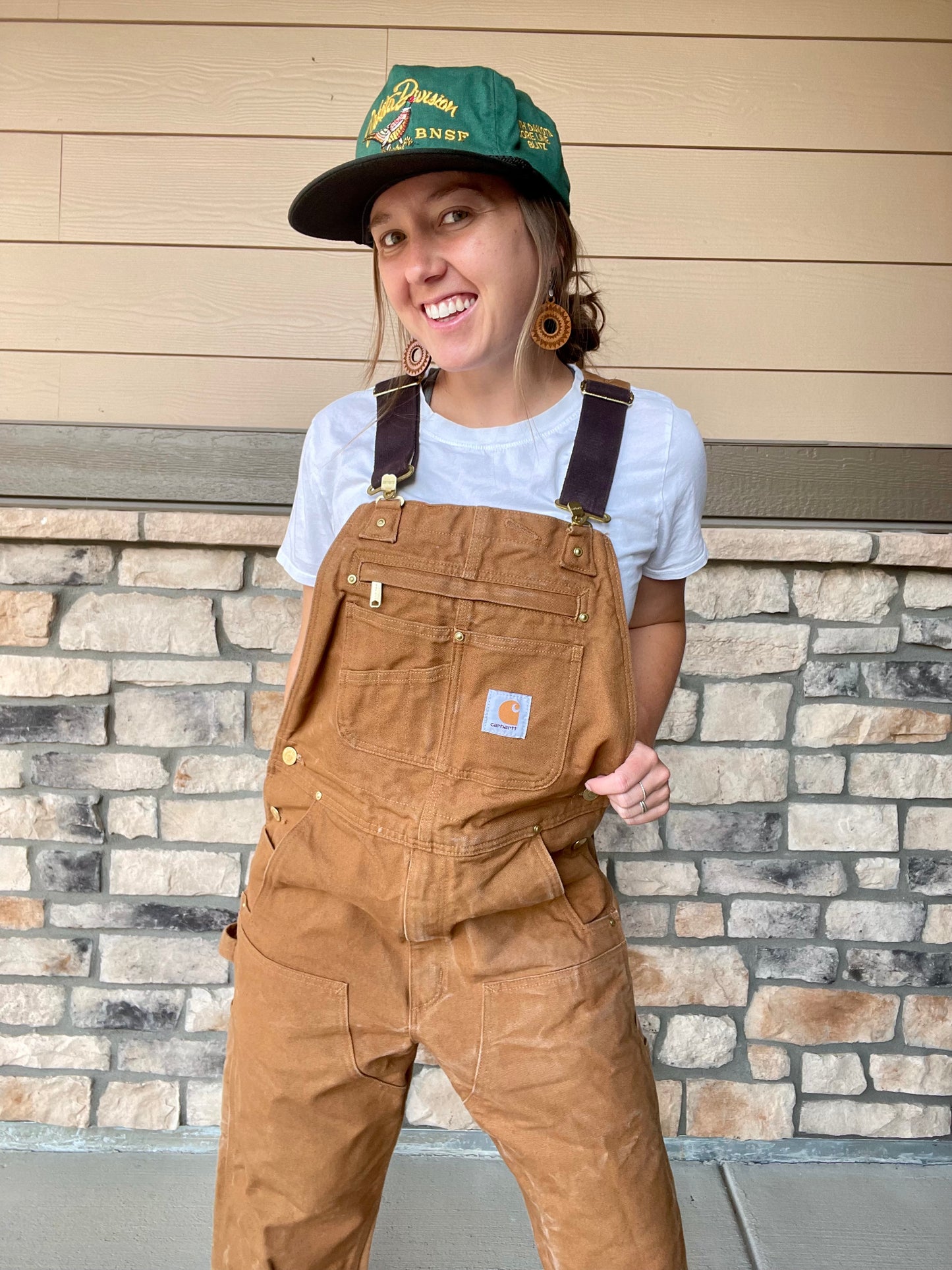 Carhartt Canvas Double Knee Overalls (M/L)