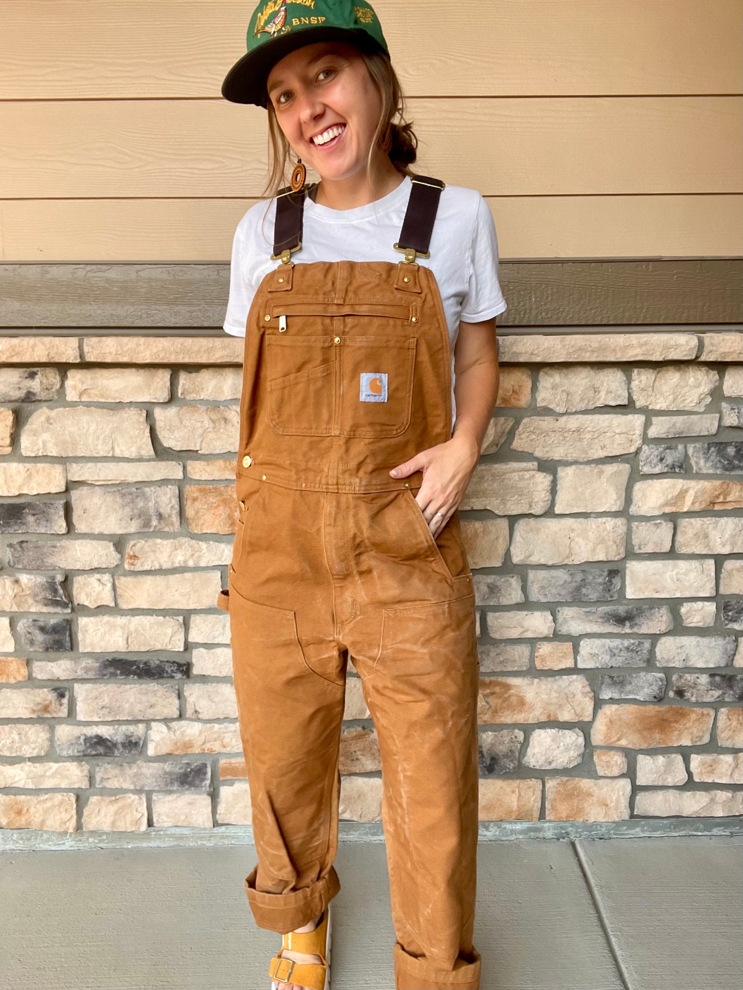 Carhartt Canvas Double Knee Overalls (M/L)