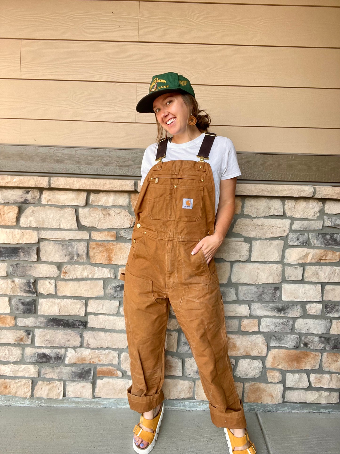 Carhartt Canvas Double Knee Overalls (M/L)