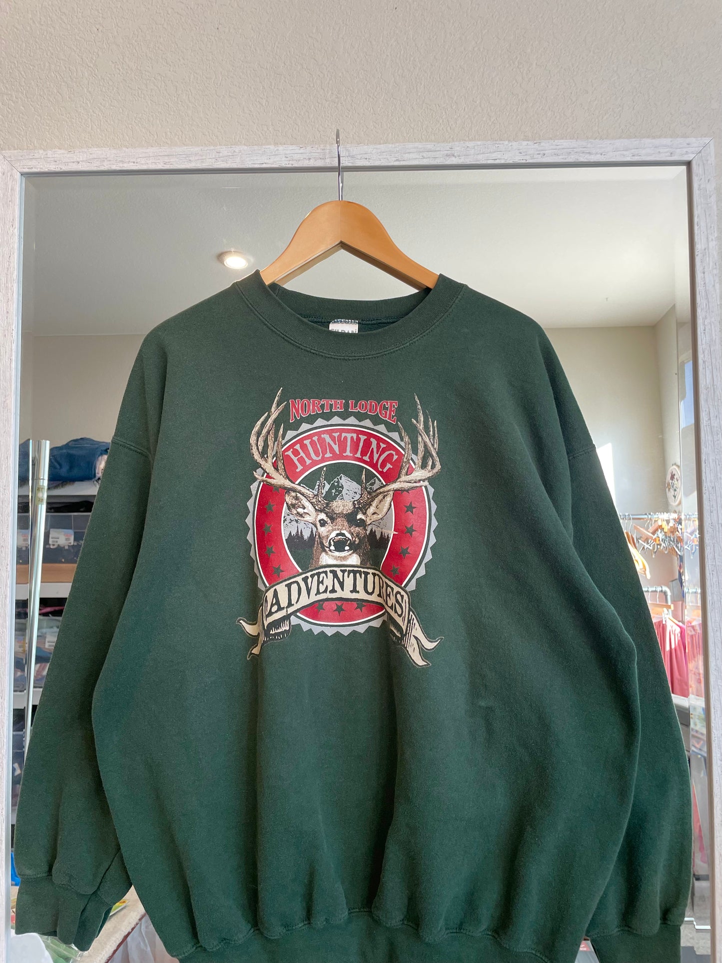 Vintage Northwoods Deer Crewneck (XL)