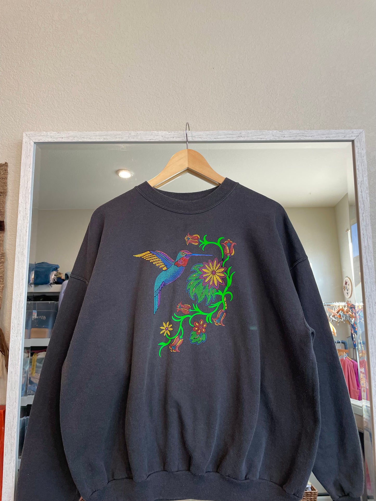 Vintage Hummingbird Crewneck (XL)