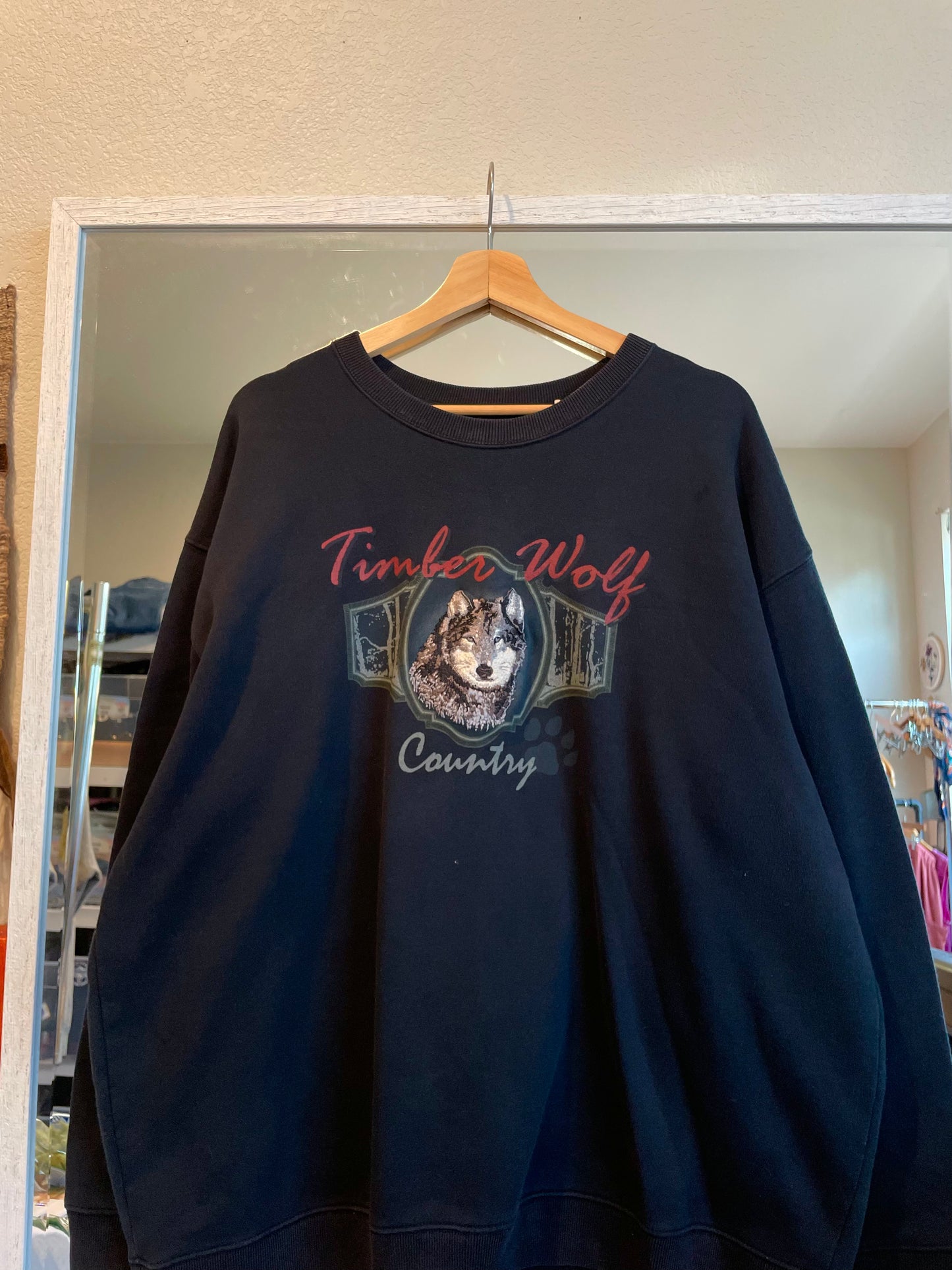Vintage Timberwolf Crew (XXL)