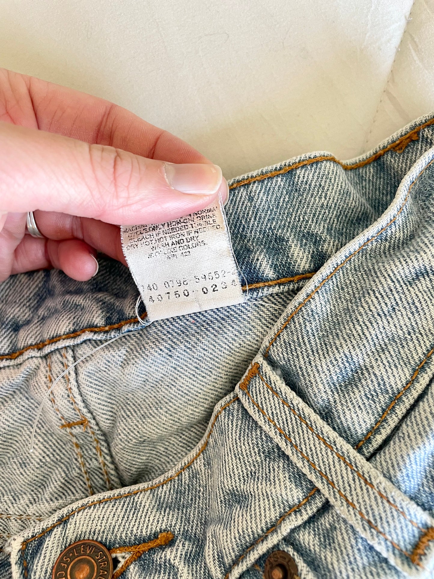 Vintage 1998 Levi's Orange Tab Jeans (27)