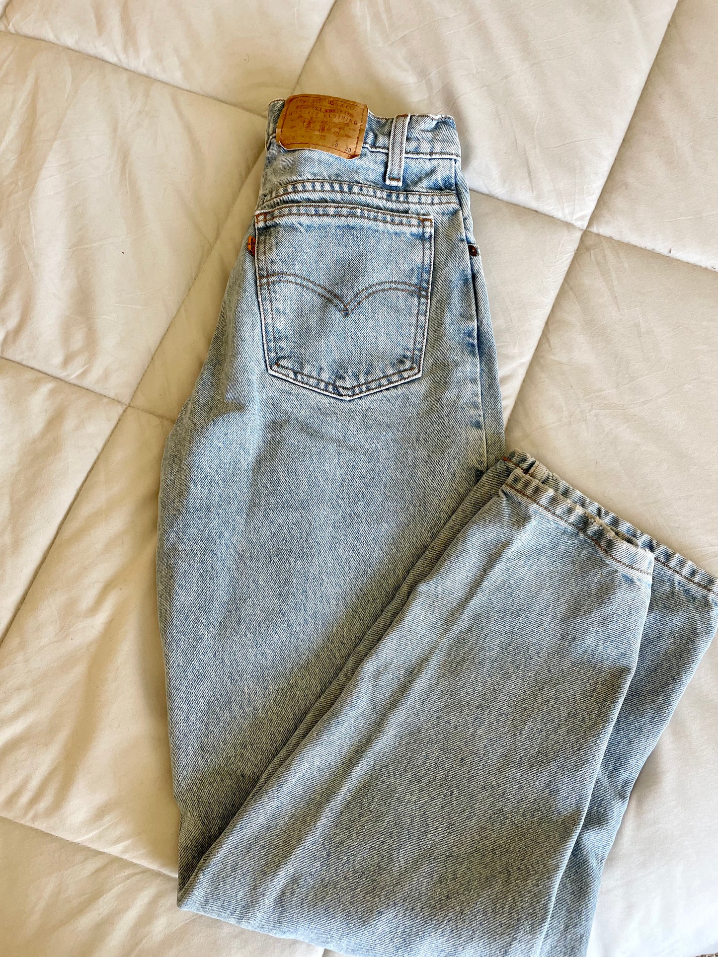 Vintage 1998 Levi's Orange Tab Jeans (27)