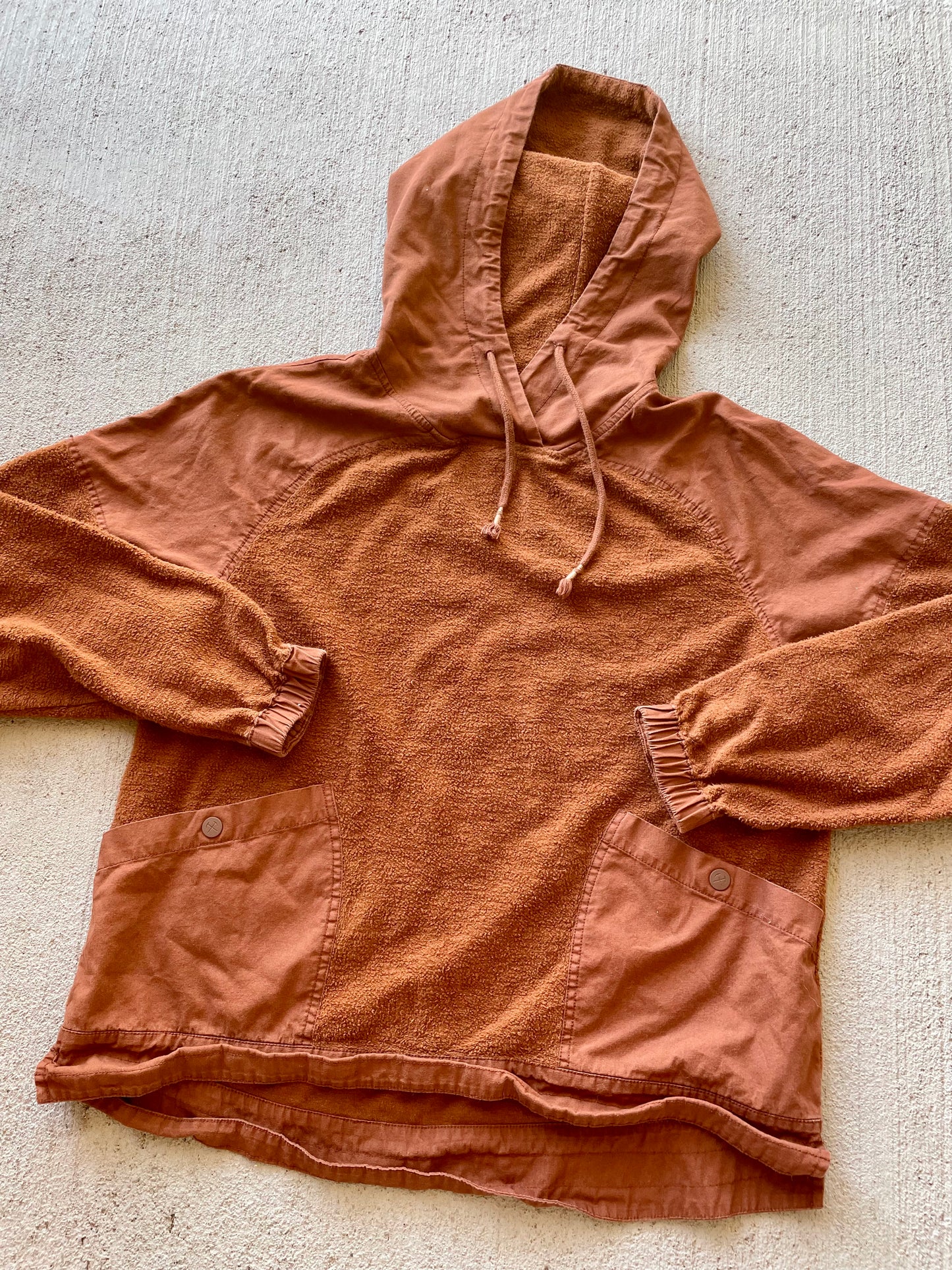 REI Hemp Farlands Hoodie in Nutmeg (Women's M)