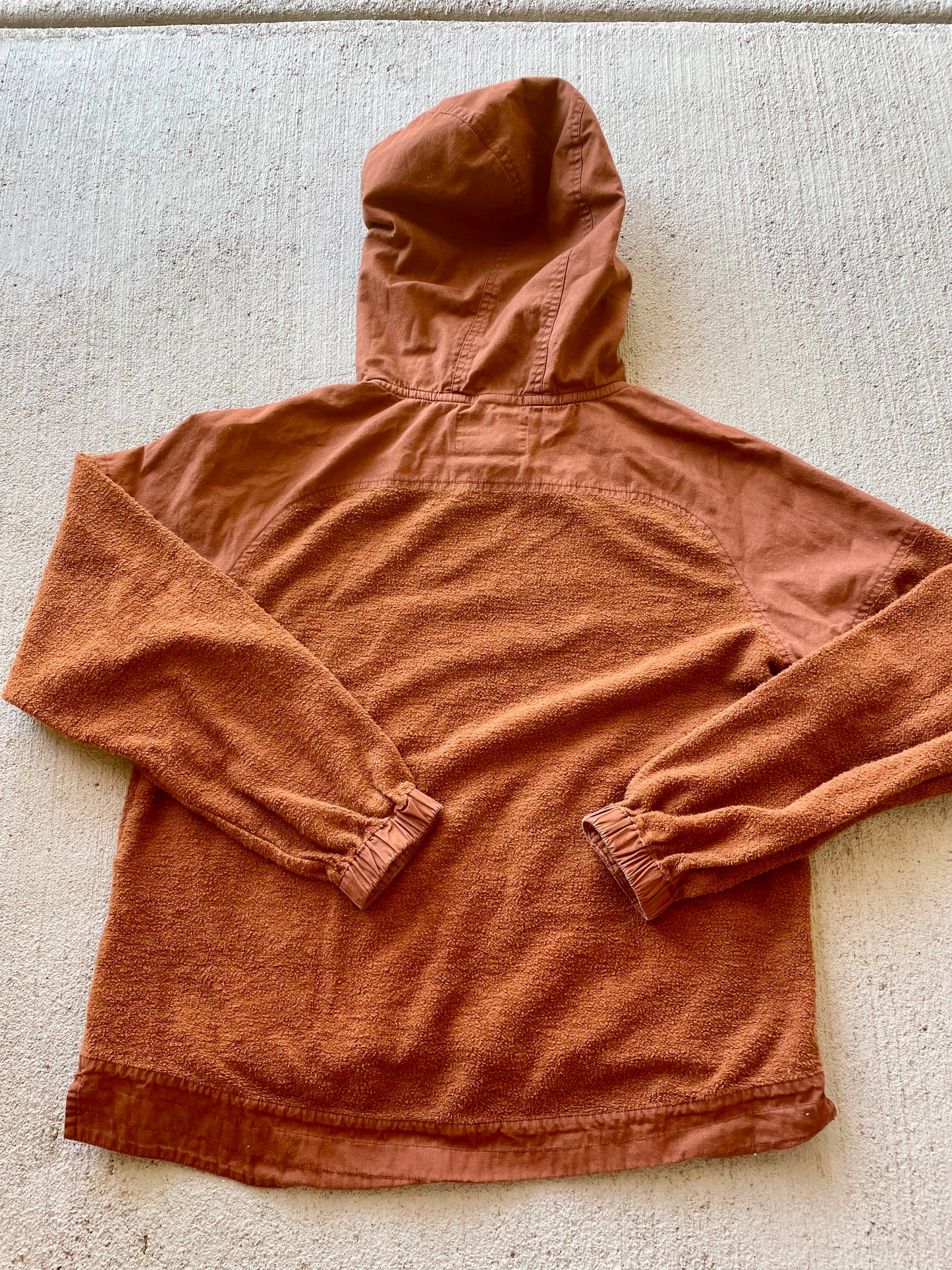 REI Hemp Farlands Hoodie in Nutmeg (Women's M)