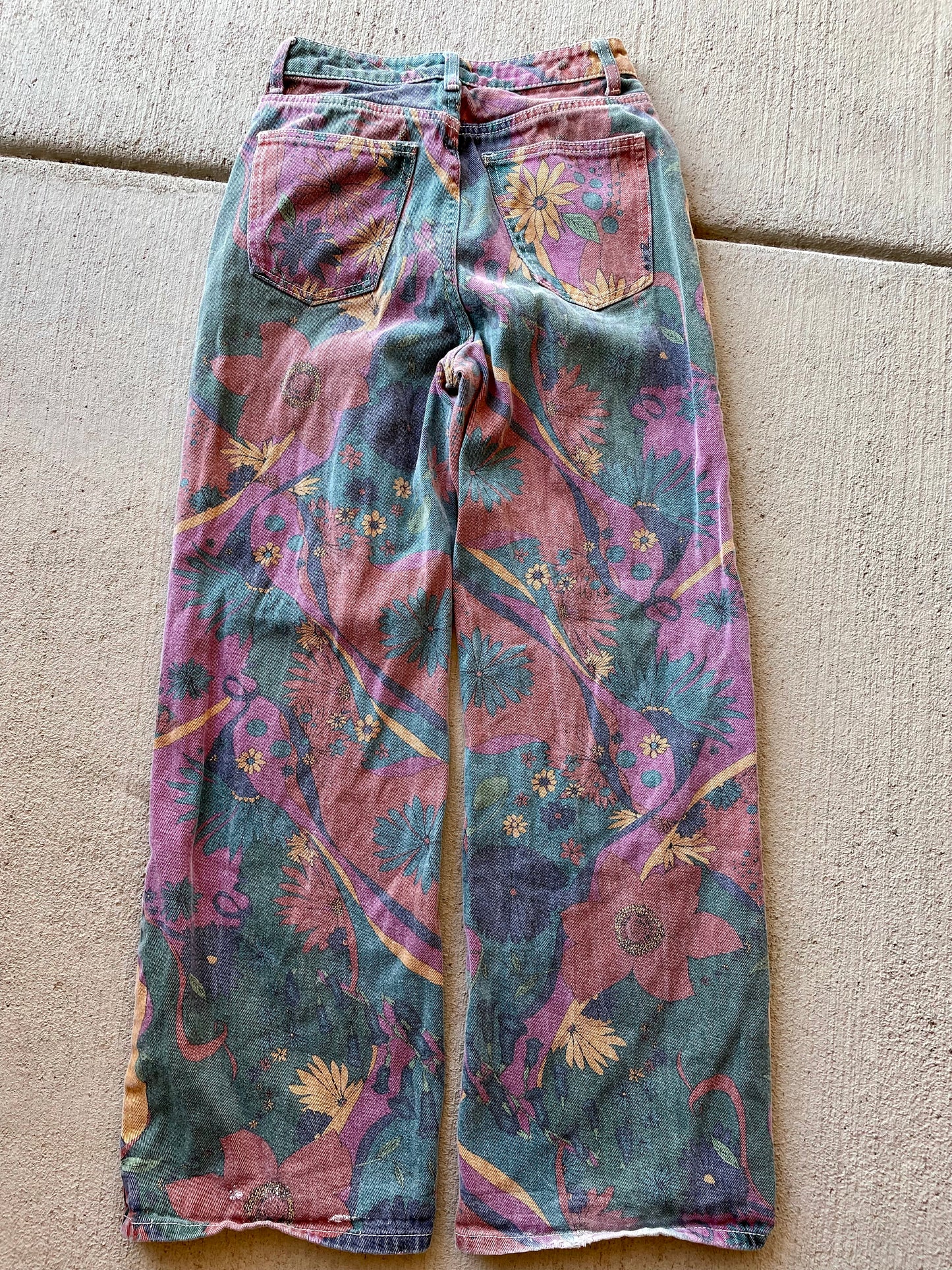 Funky Floral Wide Leg Pants (25)