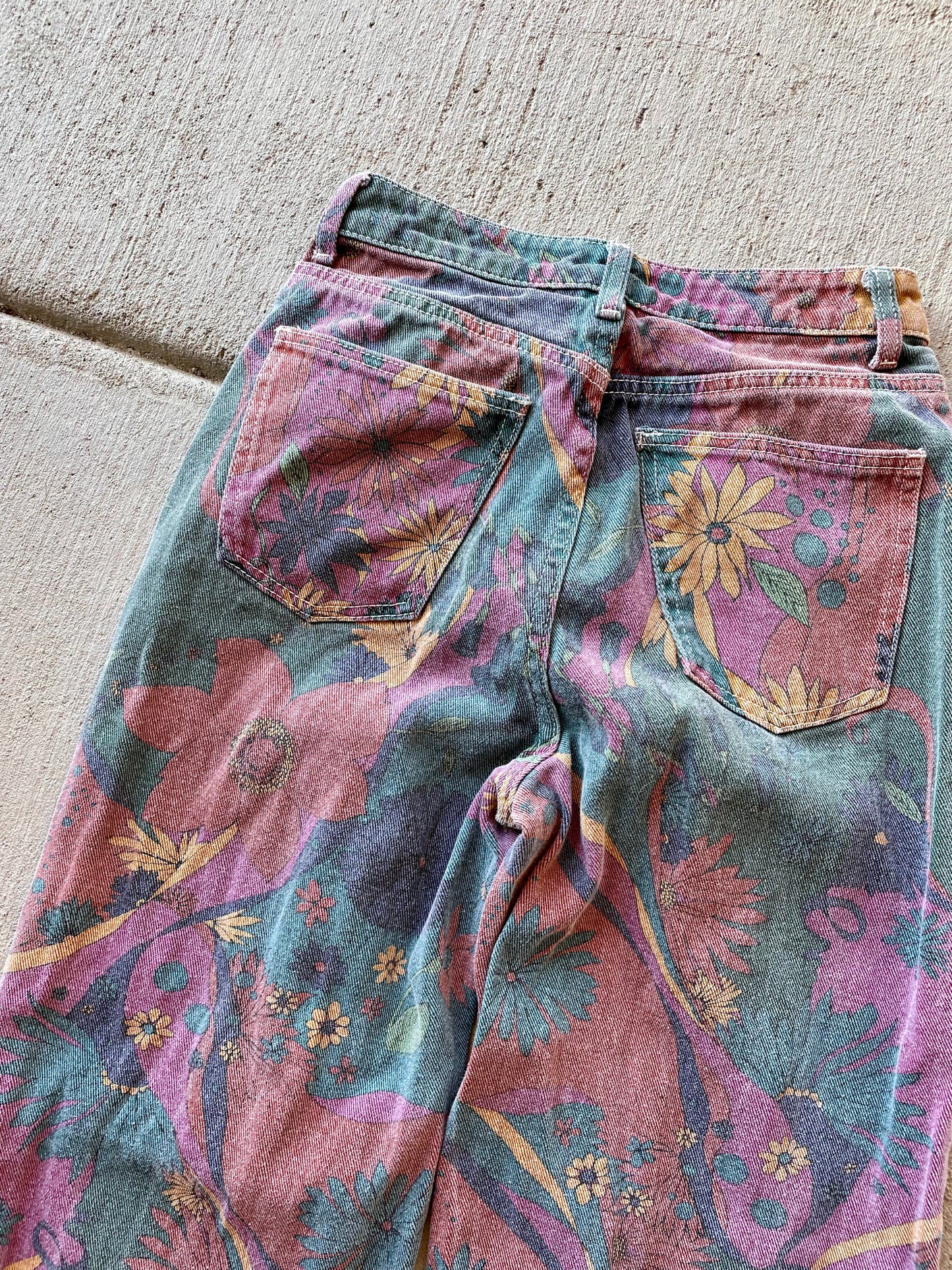 Funky Floral Wide Leg Pants (25)