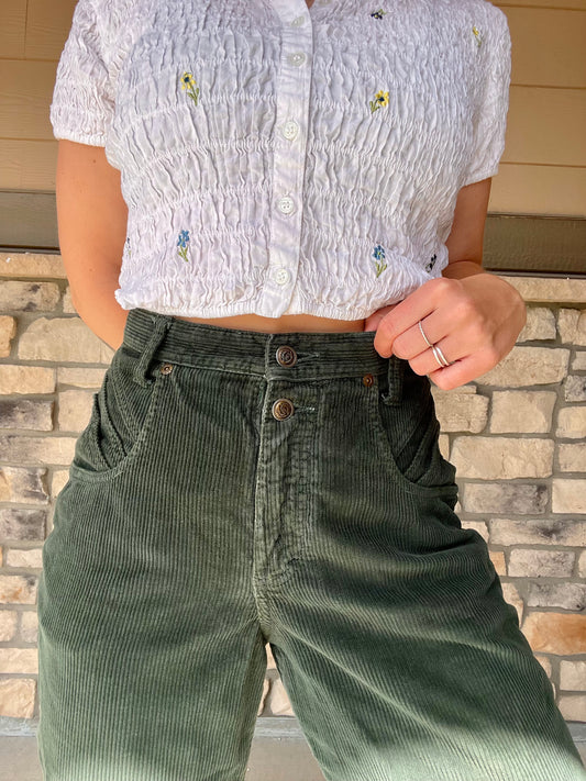 Vintage Corduroy Zena Pants (27)