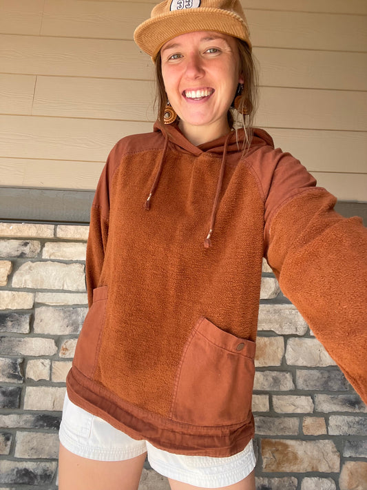 REI Hemp Farlands Hoodie in Nutmeg (Women's M)