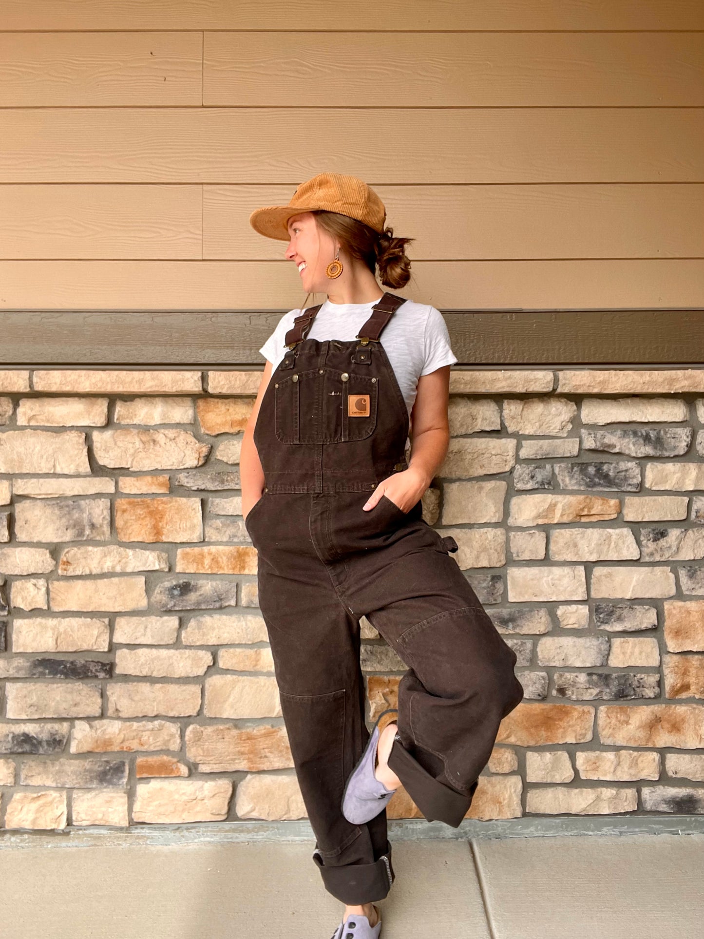 Carhartt Double Knee Overalls (M)