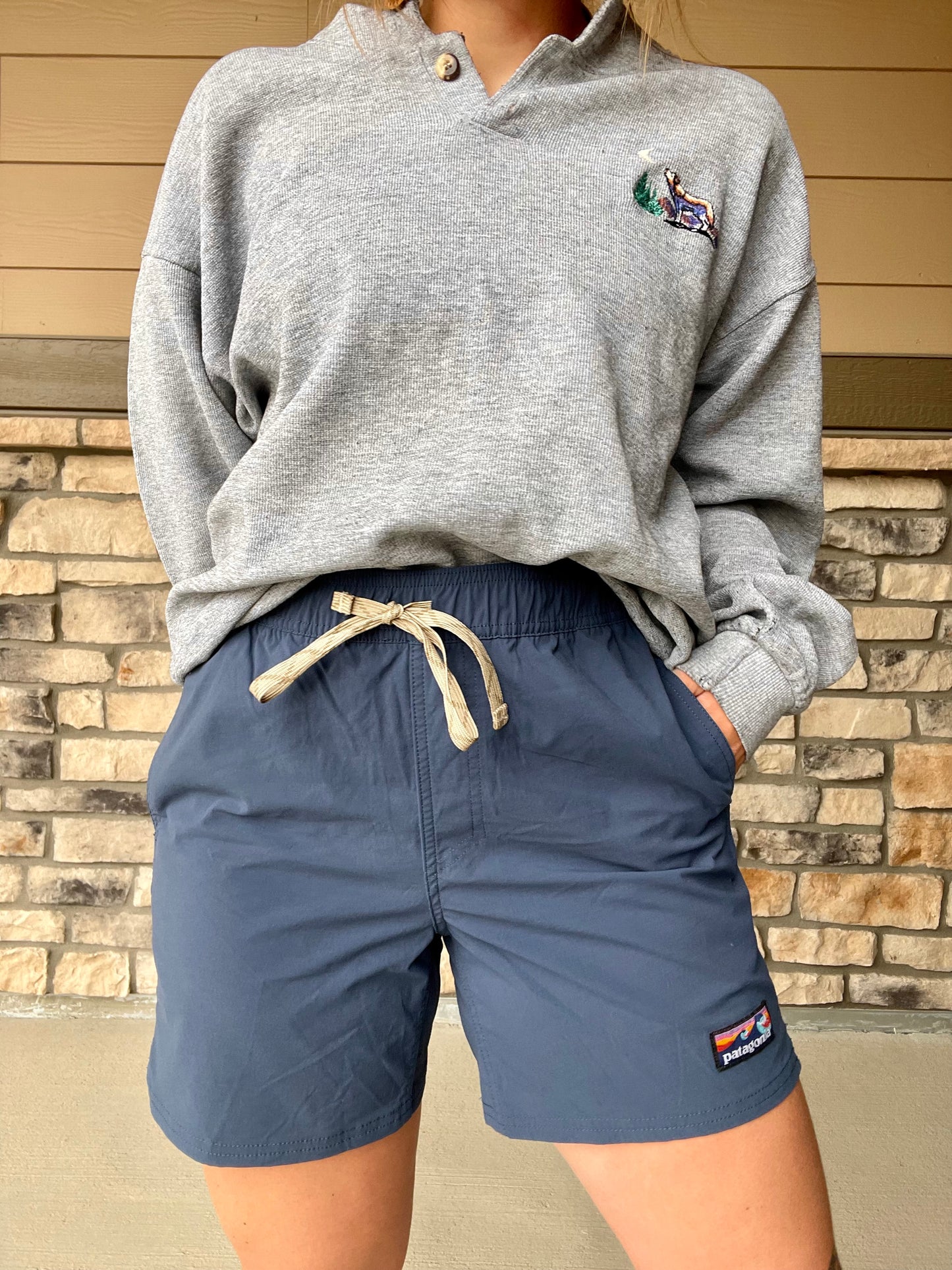 Patagonia Navy Shorts (Men's M)