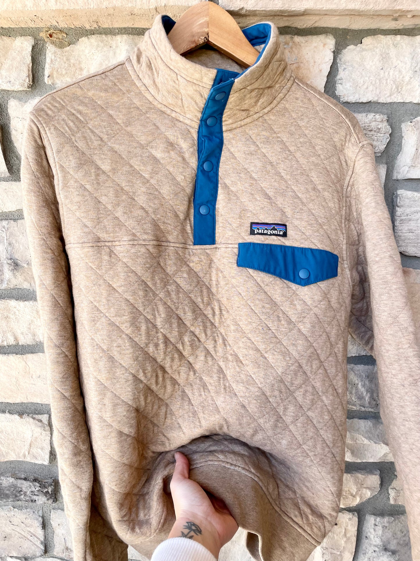 Quilted Patagonia Snap T (S)