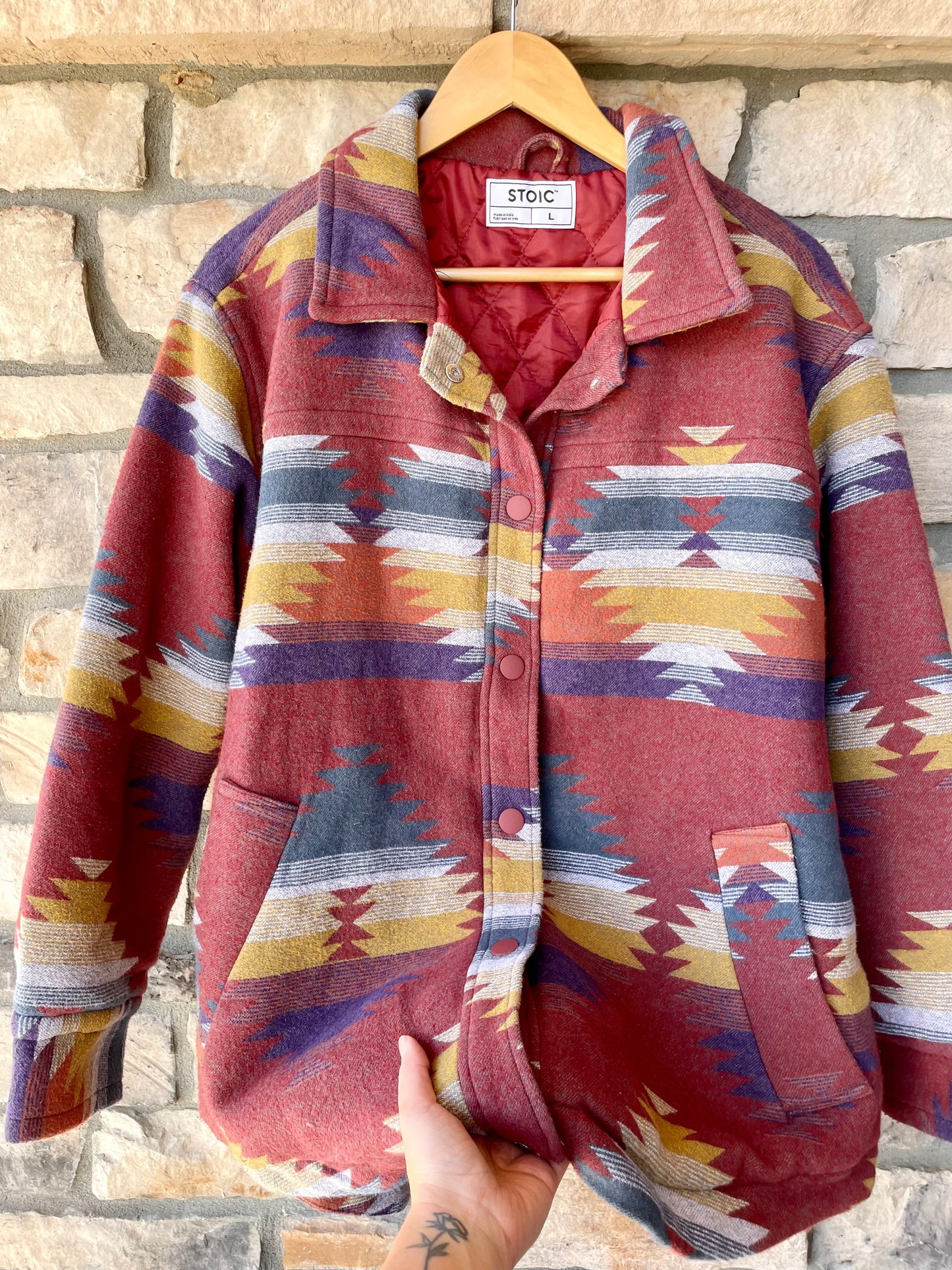 Stoic Aztec Western Jacket - NEW (L/XL)