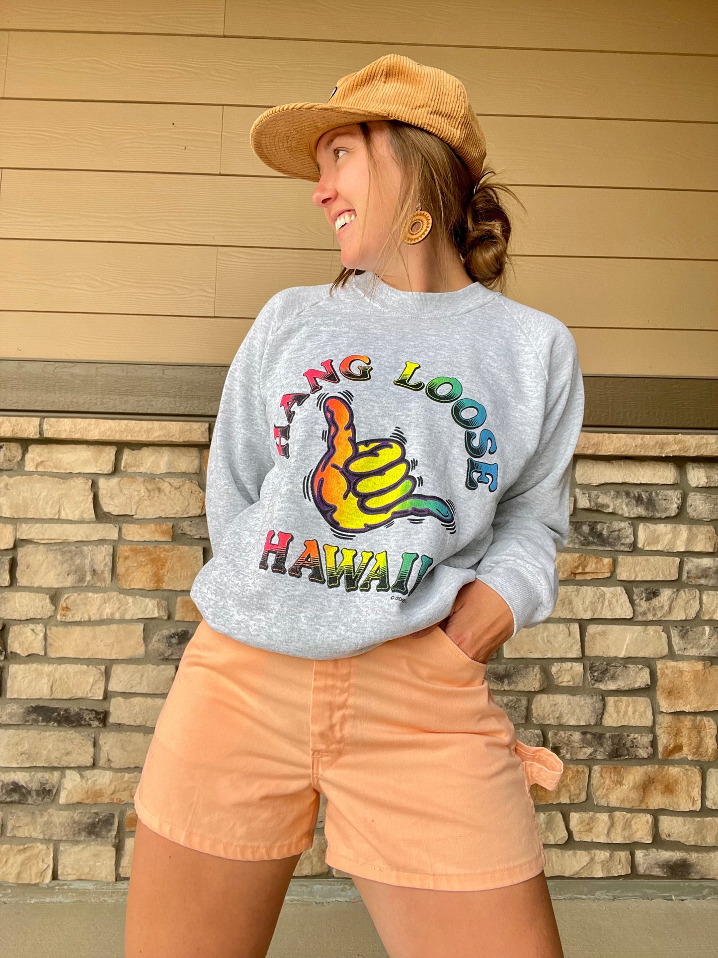 Vintage Hang Loose Hawaii Crew (M/L)