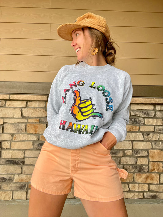 Vintage Hang Loose Hawaii Crew (M/L)