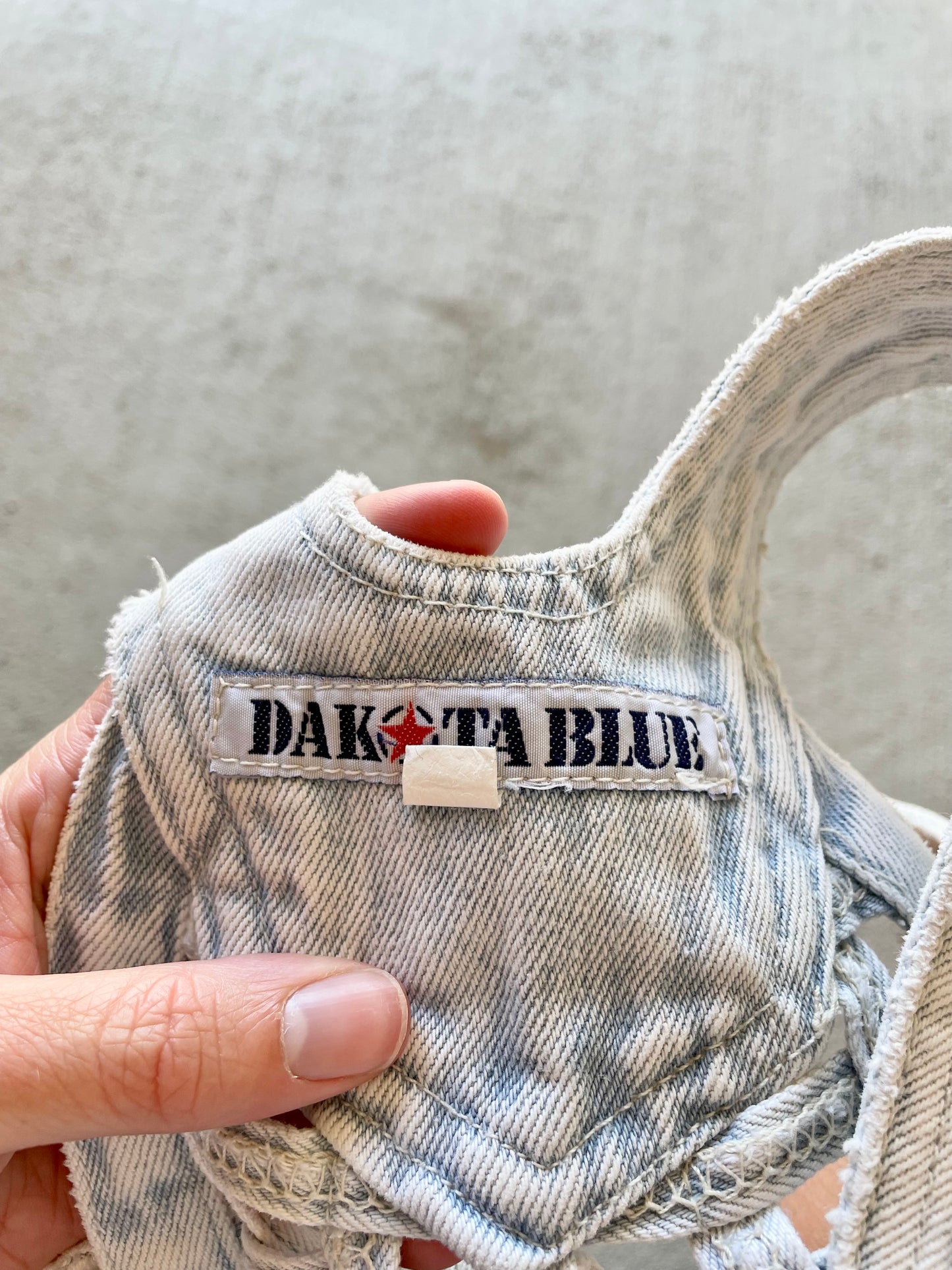 Vintage Denim Shortalls (S)