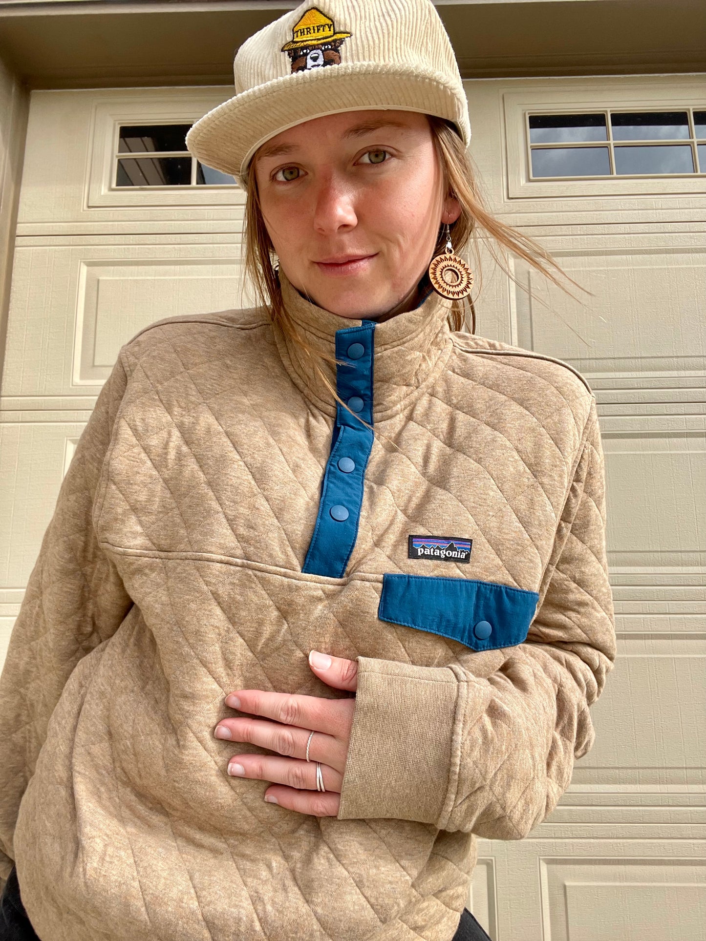 Quilted Patagonia Snap T (S)