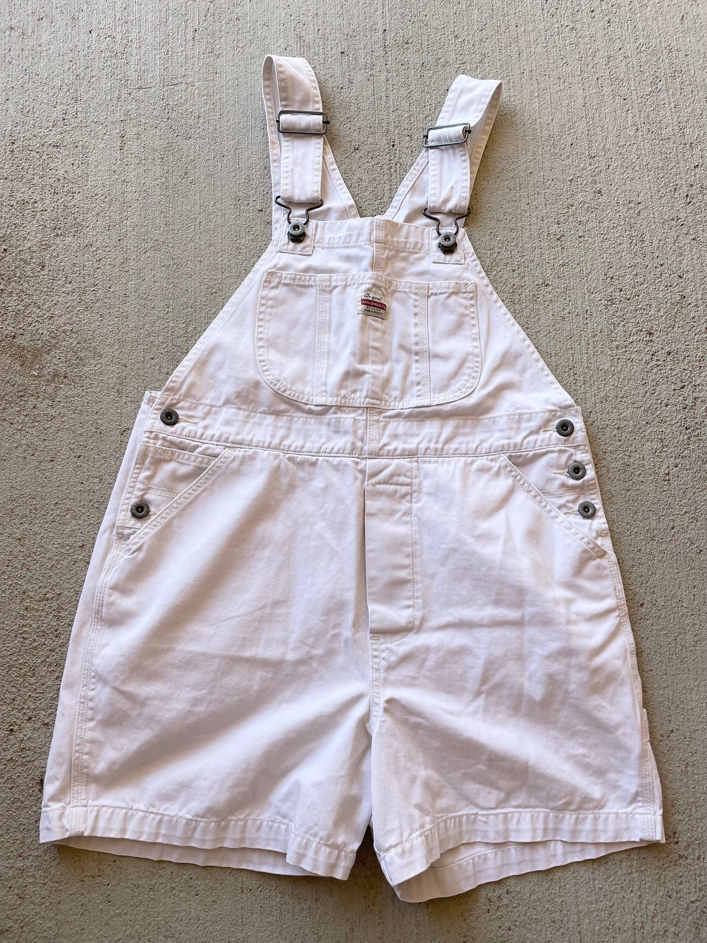 Vintage White Union Bay Shortalls (S)