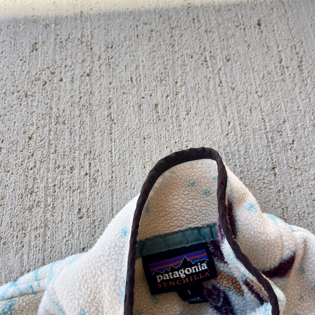 Patagonia 'Harvest Owl Moon' Print Snap T Fleece (S)