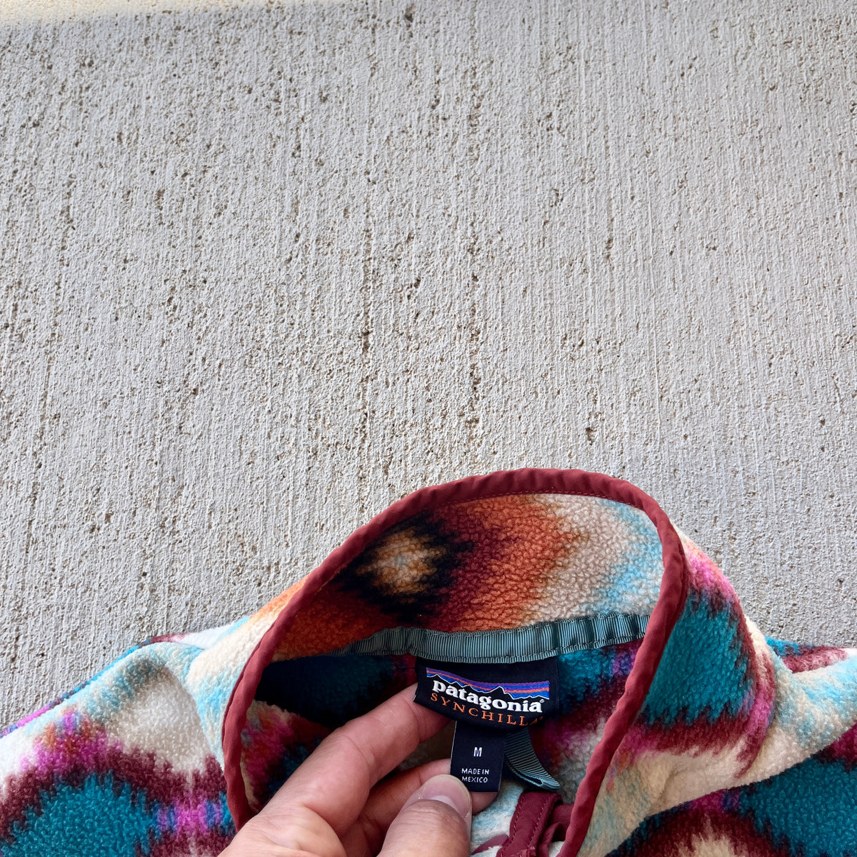 Patagonia Aztec Print Snap T Fleece (M)