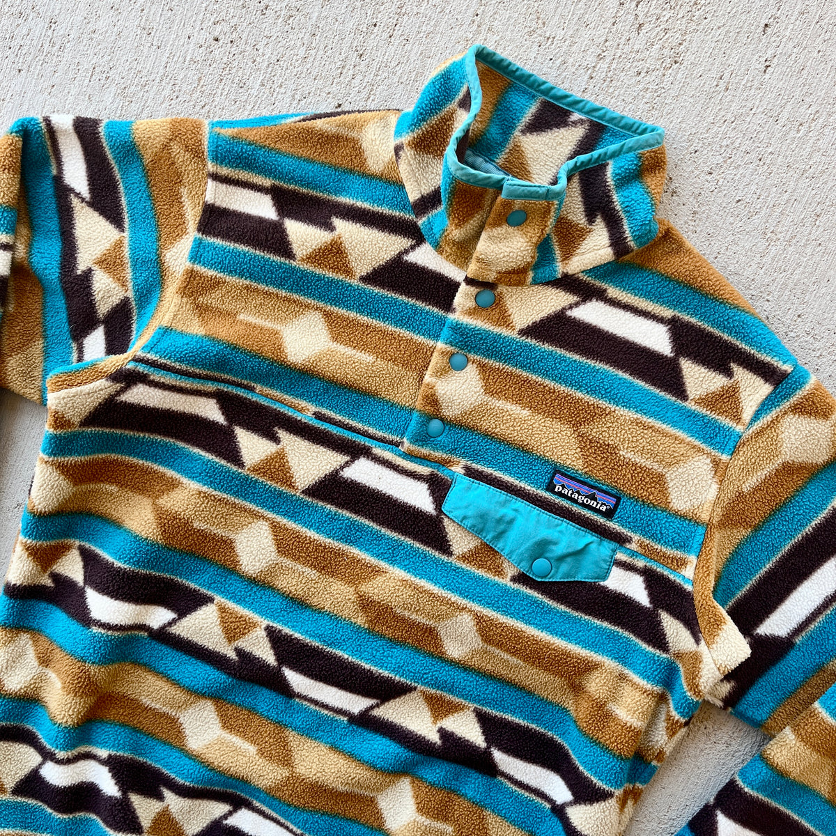 Patagonia 'Guatemalan Tango' Print Snap T Fleece (S)