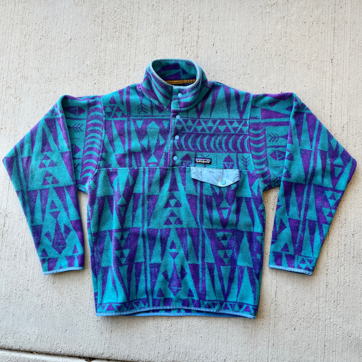 Patagonia 'Tribal Geo' Snap T Fleece (S/M)
