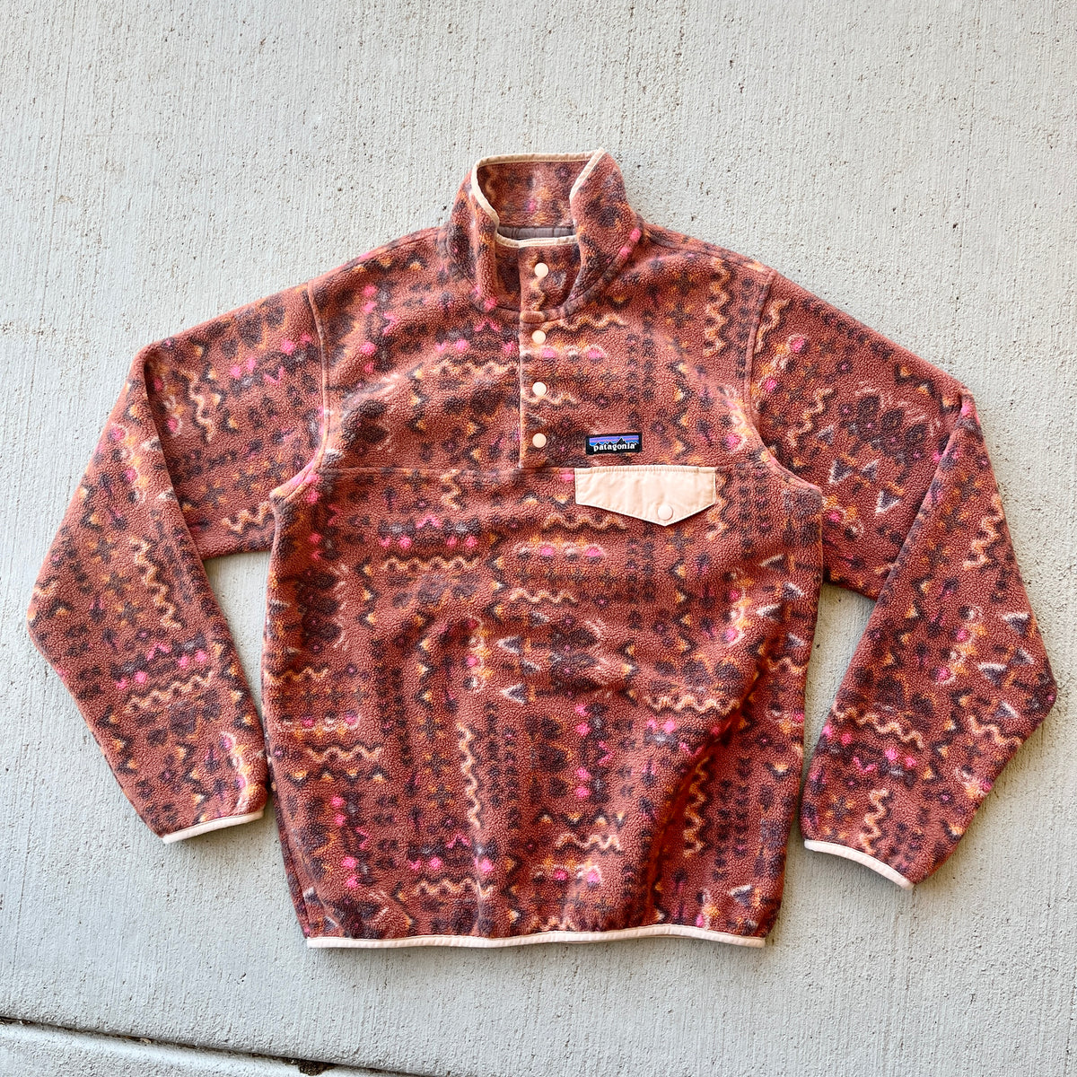 Patagonia 'Wandering Woods' Snap T Fleece (S)