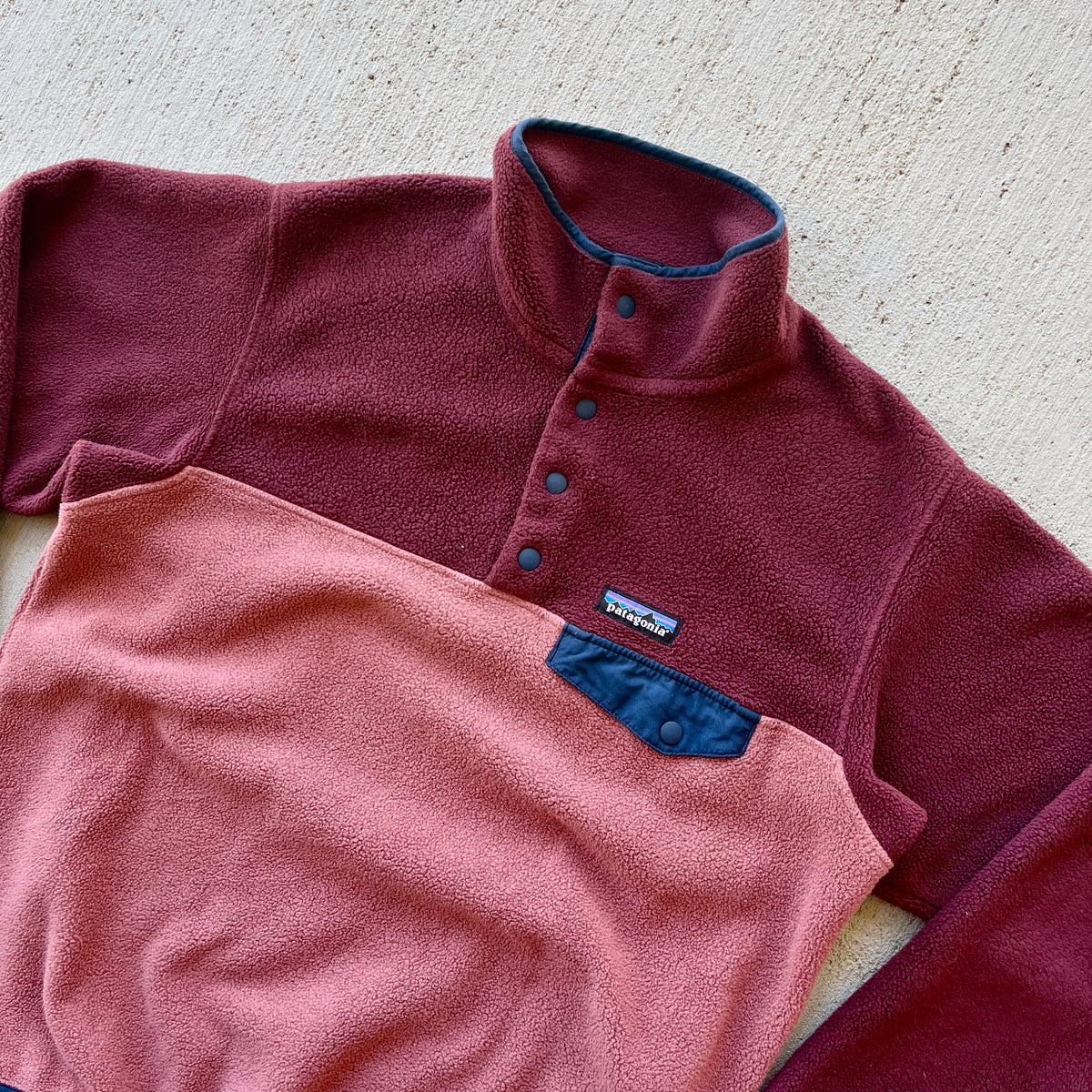 Patagonia Mauve Snap T Fleece (S/M)