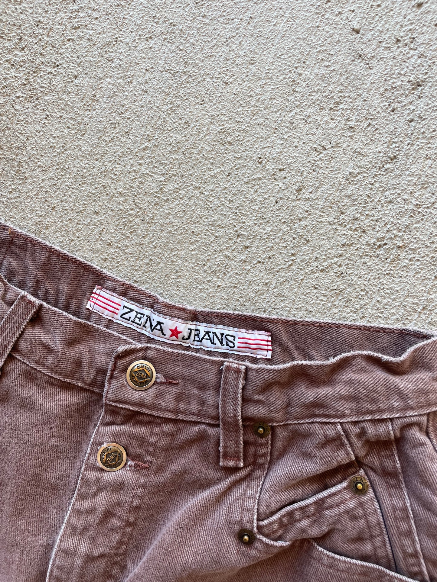 Vintage ZENA Brown Cut Off Shorts (25)