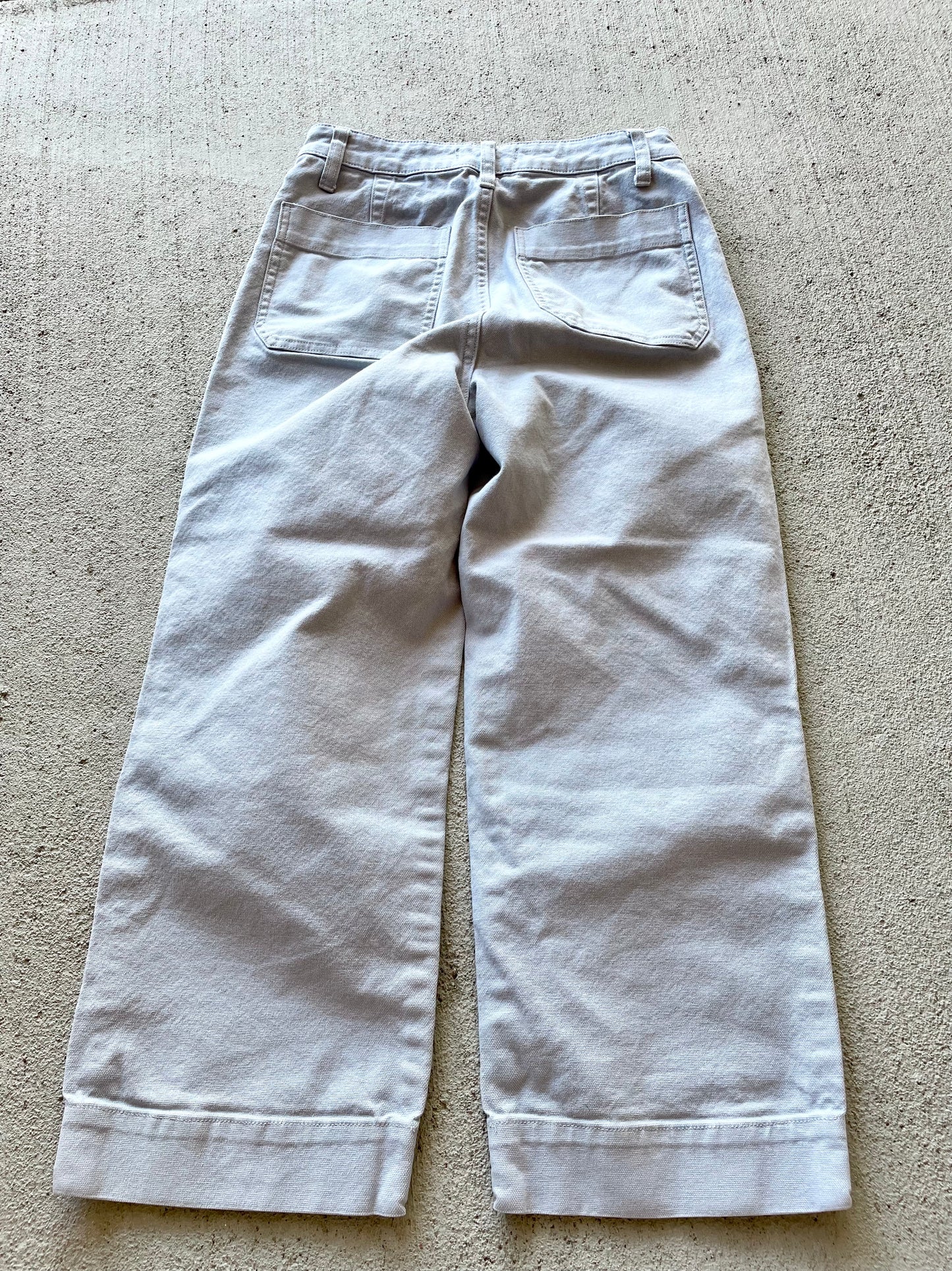 Madewell Emmett Wide Leg Cropped Pants (27)