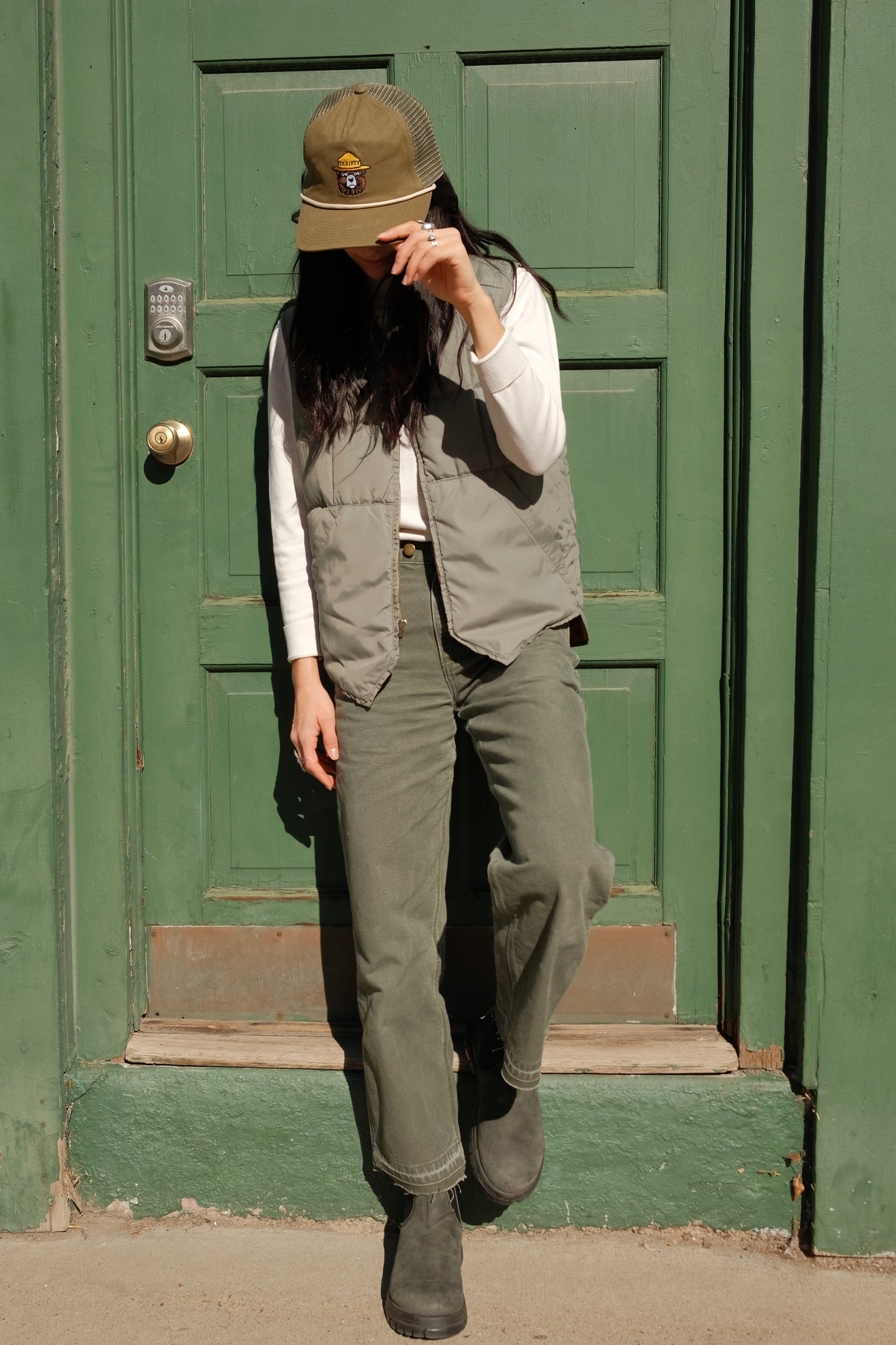 Thrifty the Bear Hat - cactus