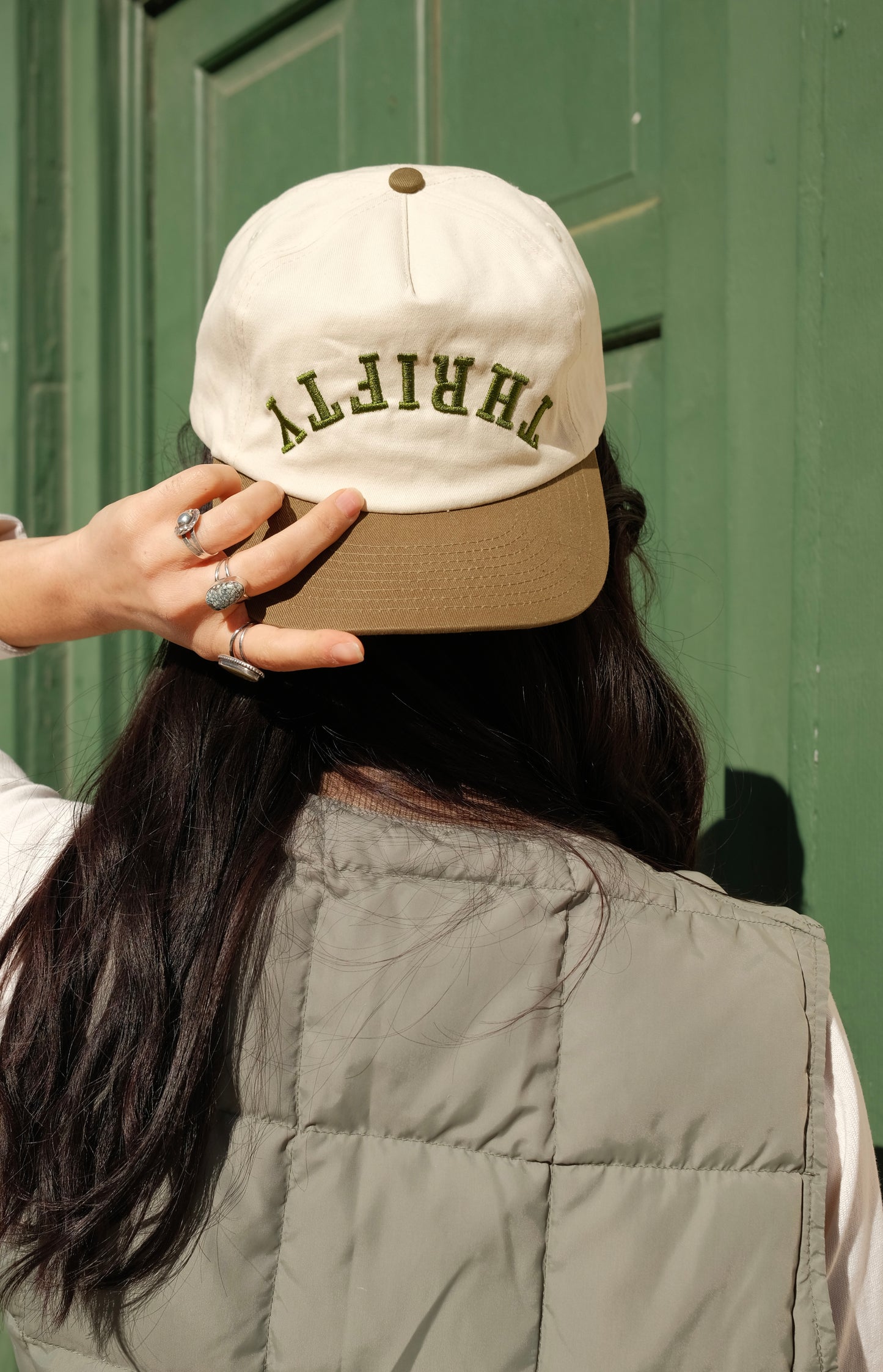 Thrifty Spellout Hat - cactus