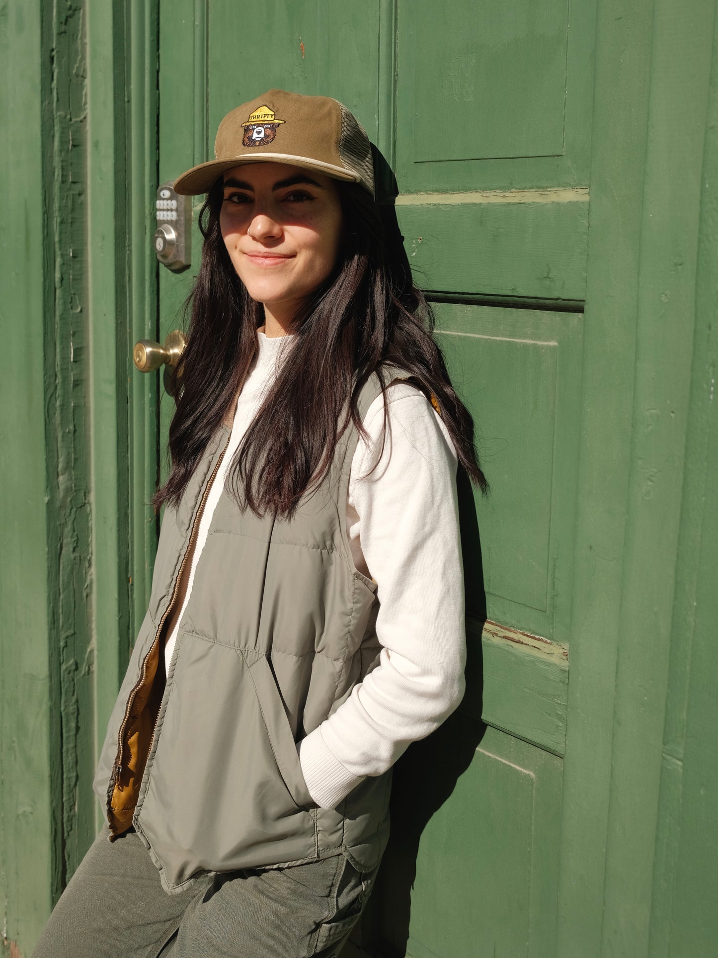 Thrifty the Bear Hat - cactus