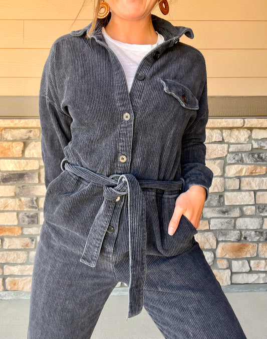 FRNCH Paris Corduroy Coveralls (S)