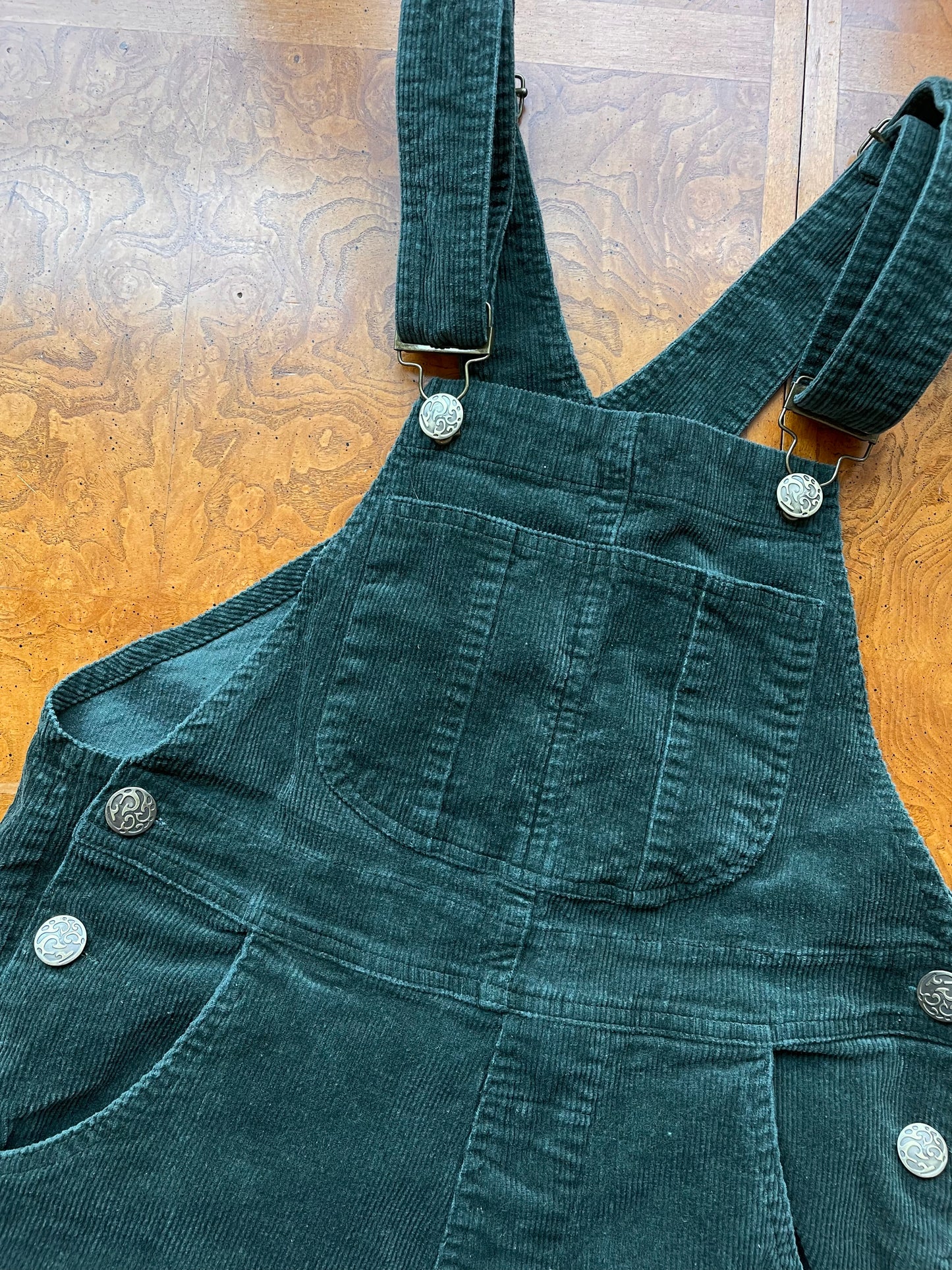 Evergreen Corduroy Overalls (S/M)