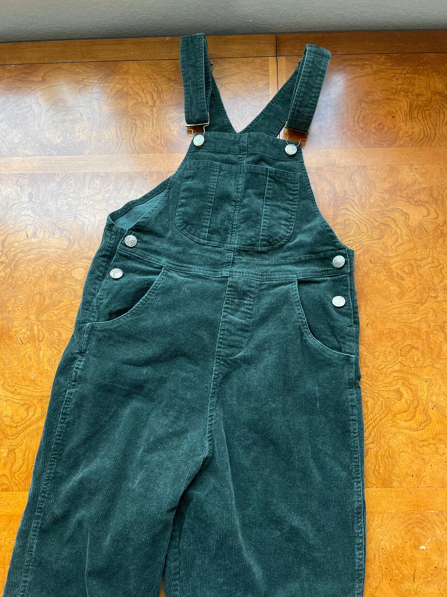 Evergreen Corduroy Overalls (S/M)