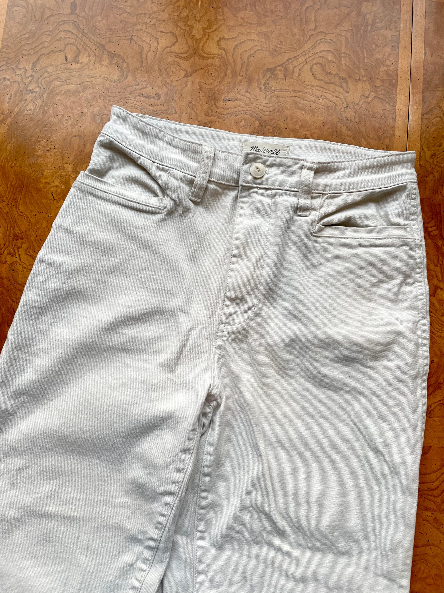 Madewell White Pants (28)