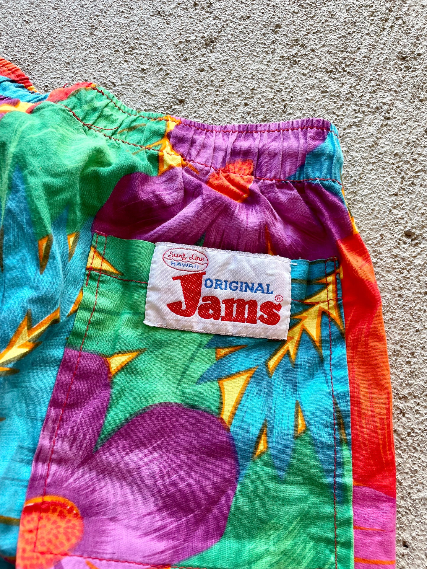 Vintage 1980s Jams Floral Shorts (S)