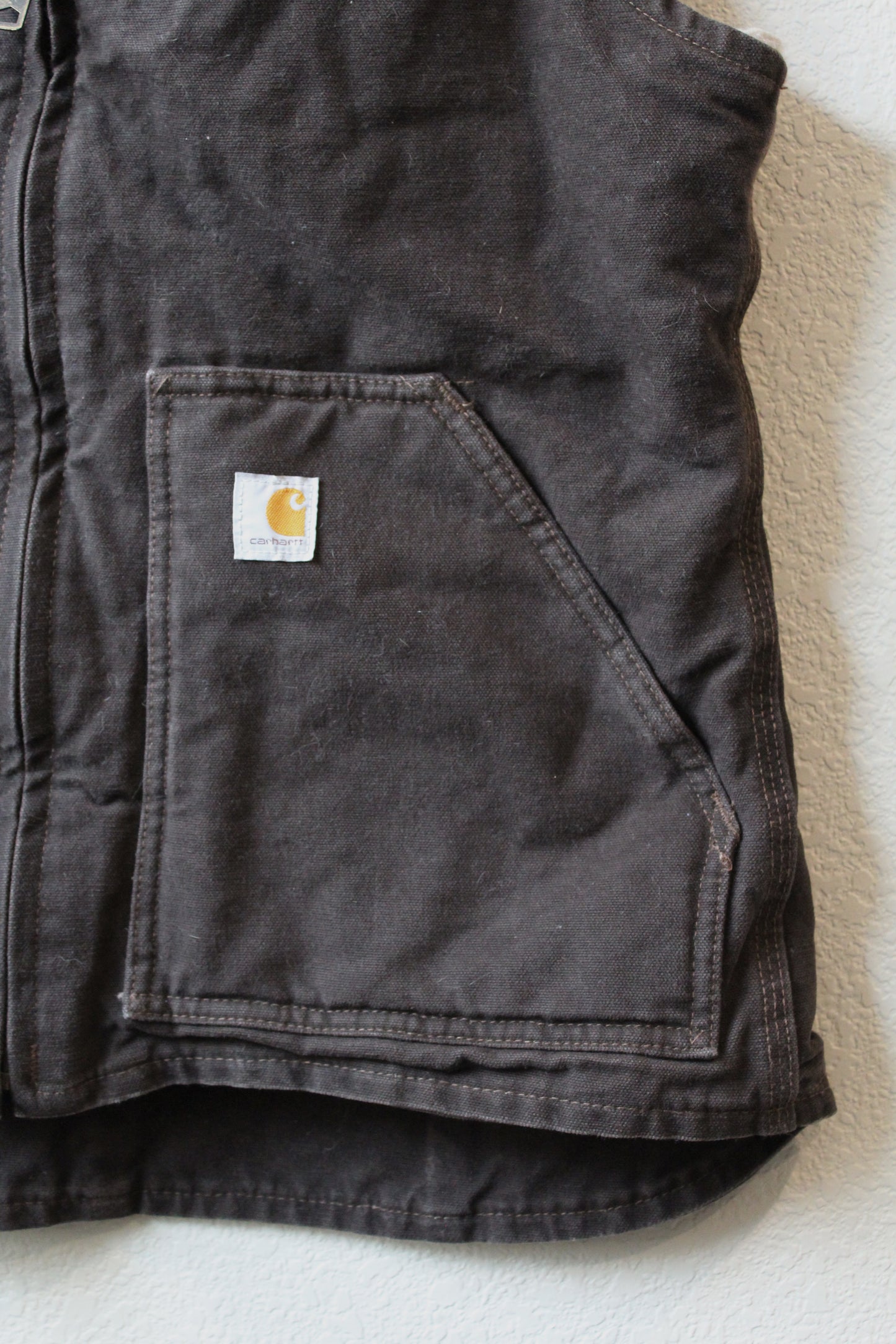 Sherpa Lined Carhartt Vest (Women's M)